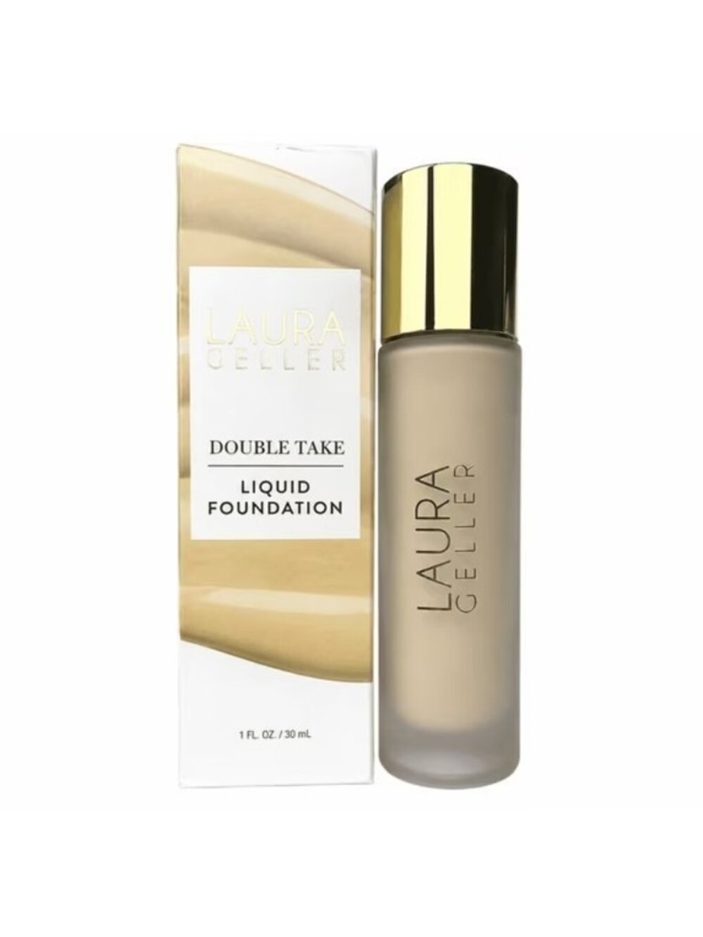 Laura Geller Double Take Liquid Foundation Light Medium Coverage Matte Finish